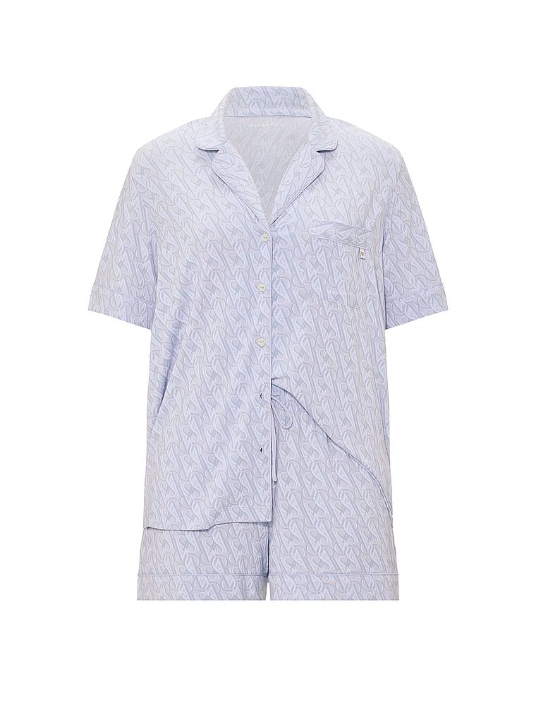 Modální pyžamo se SoSoft kraťasy. Produkt je vzorovaný a pochází z kolekce Victoria's Secret.