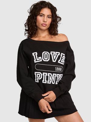 Žebrovaná mikina Campus Fleece™ s odhalenými rameny