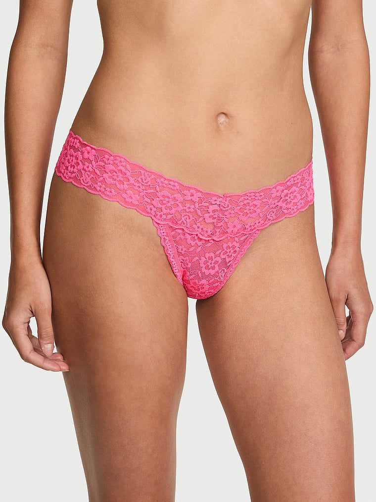 Lacie Krajková tanga s průstřihem