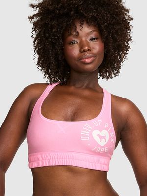 Nevyztužená braleta racerback z jemné fleece