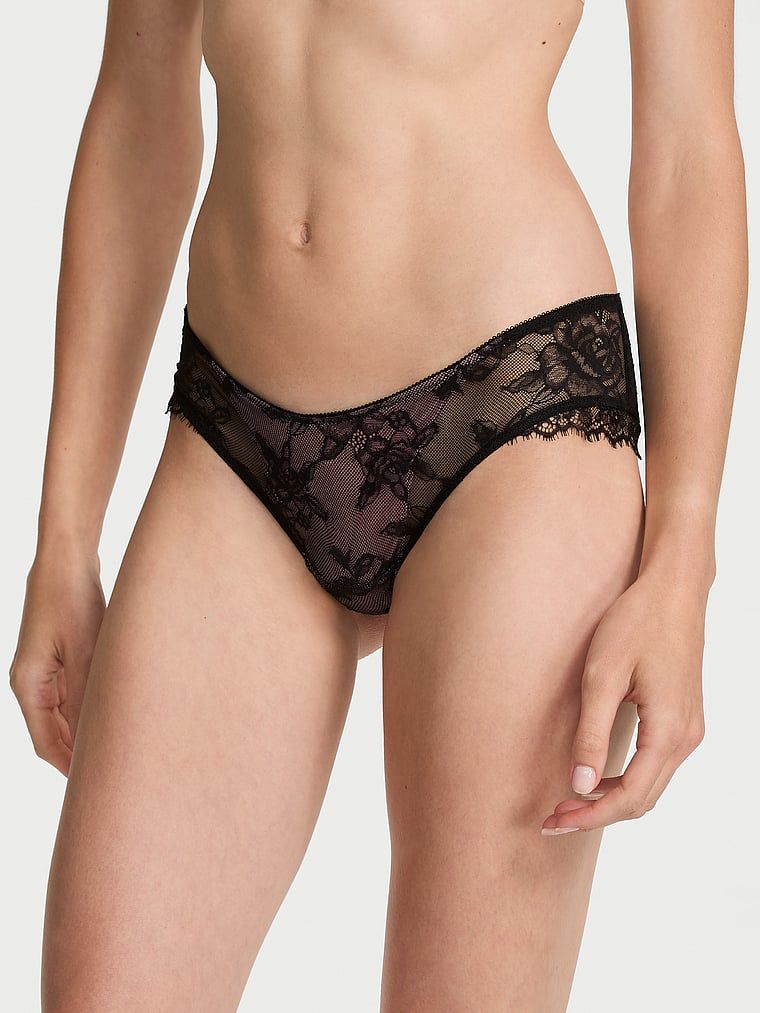 Very Sexy Kalhotky s přesahem krajky s motivem růže