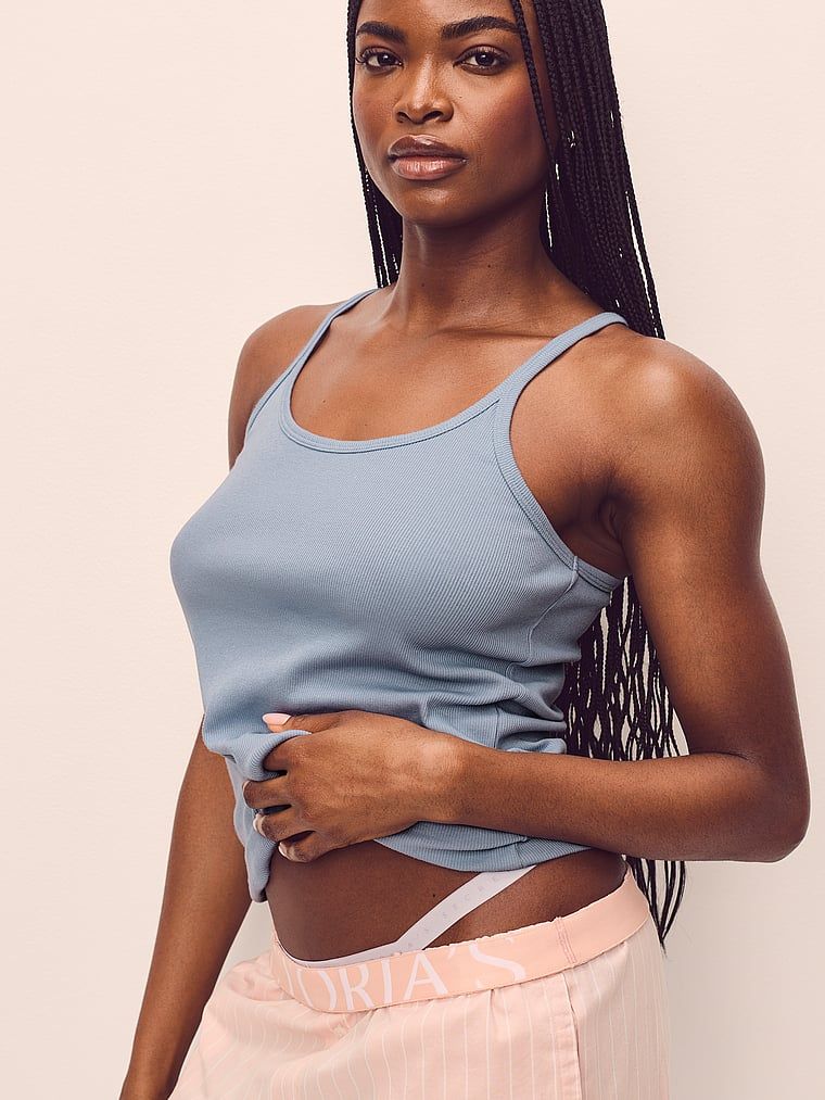 Mix & Match Heritage bavlněné pyžamové kalhoty. Produkt je vzorovaný a pochází z kolekce Victoria's Secret.