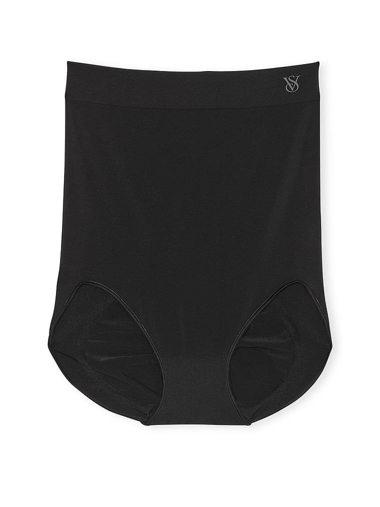 Tvarující kalhotky s vysokým pasem Shapewear od Victoria. Produkt je černý a pochází z kolekce Victoria's Secret.