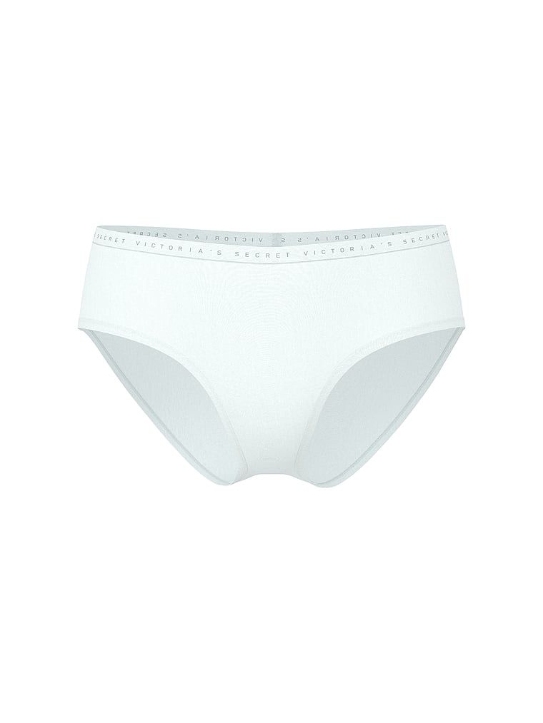 Bavlněné kalhotky hiphugger. Produkt je modré barvy a pochází z kolekce Victoria's Secret.