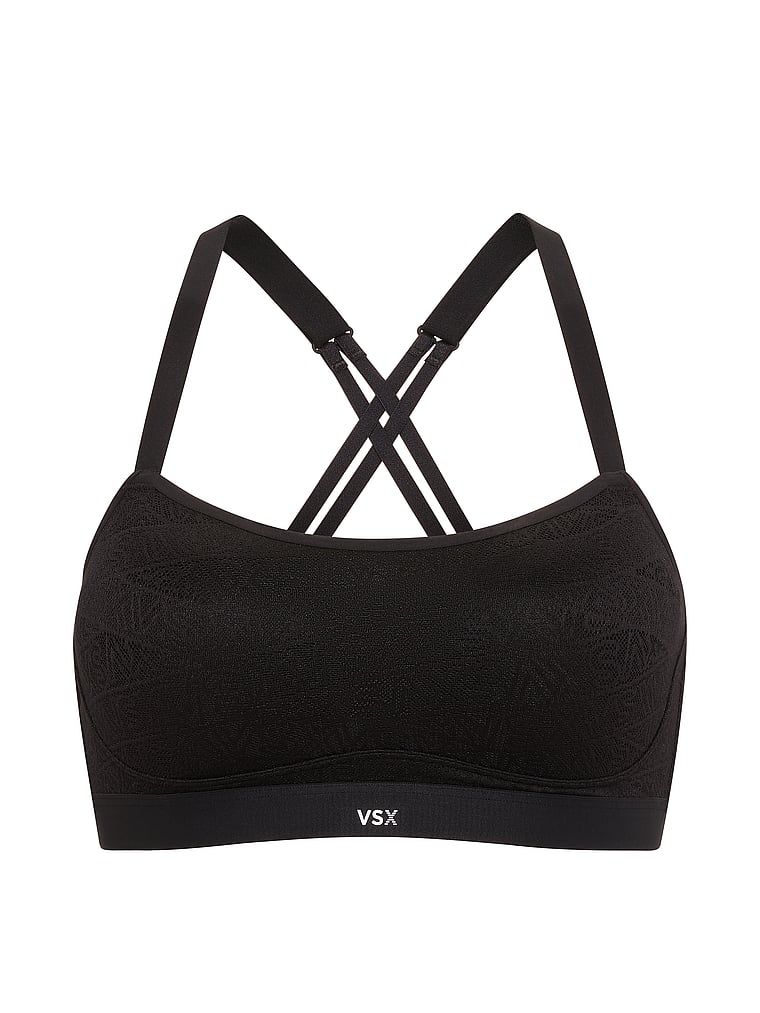 VSX Angel Elevate sportovní podprsenka. Produkt je černý a pochází z kolekce VSX.