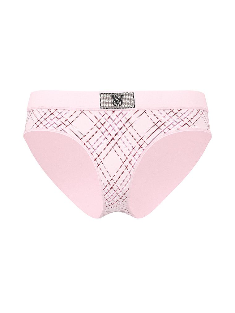 Bavlněné kalhotky s logem Shine Patch Velvet Hiphugger. Produkt je vzorovaný a pochází z kolekce Cotton.