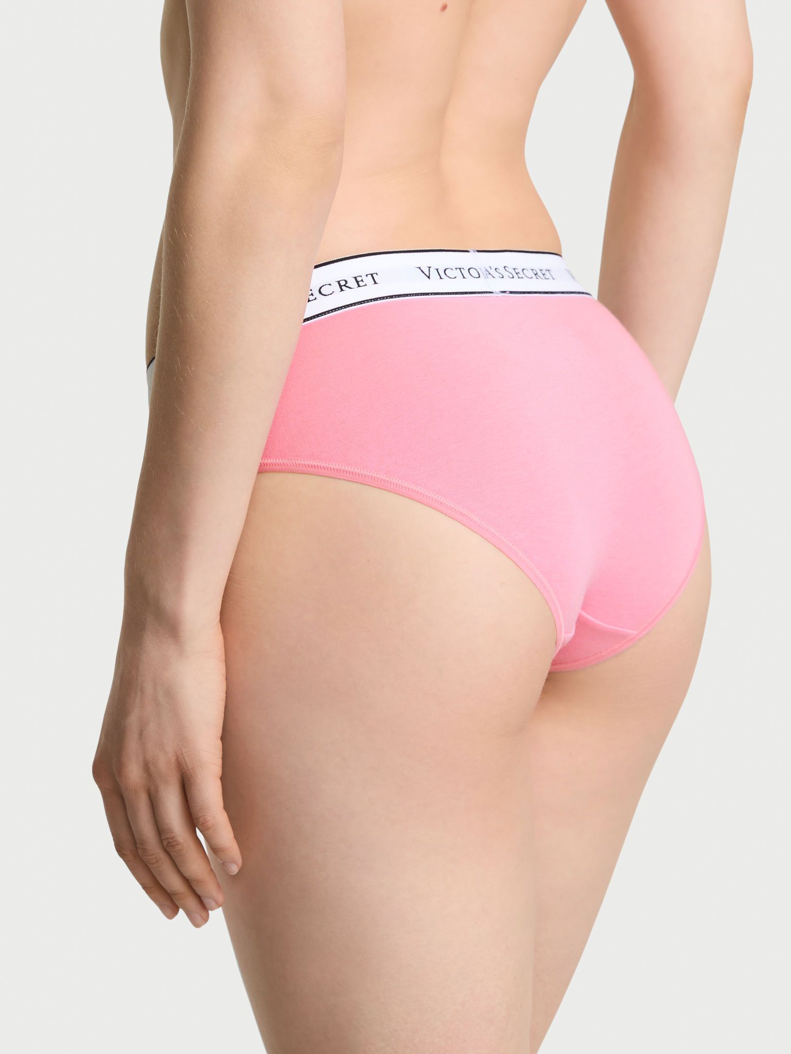 Bavlněné kalhotky s logem Hiphugger v pase. Produkt je růžový a pochází z kolekce Cotton.