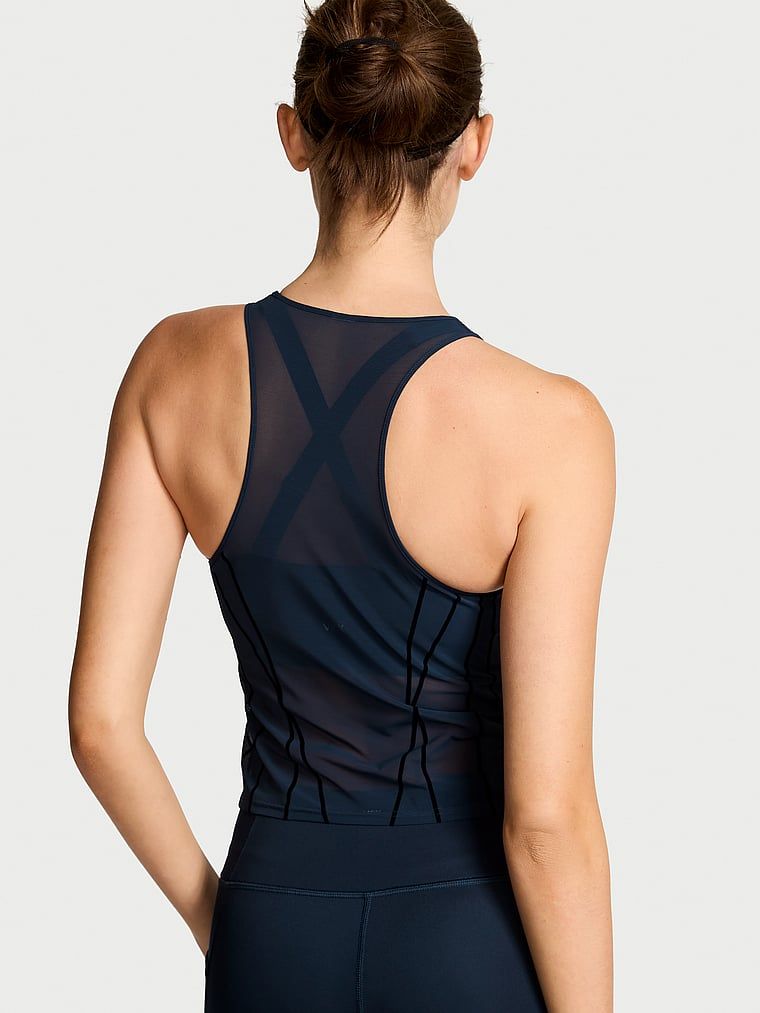 Sportovní top z VSX Flock Mesh. Produkt má modrou barvu a pochází z kolekce VSX.