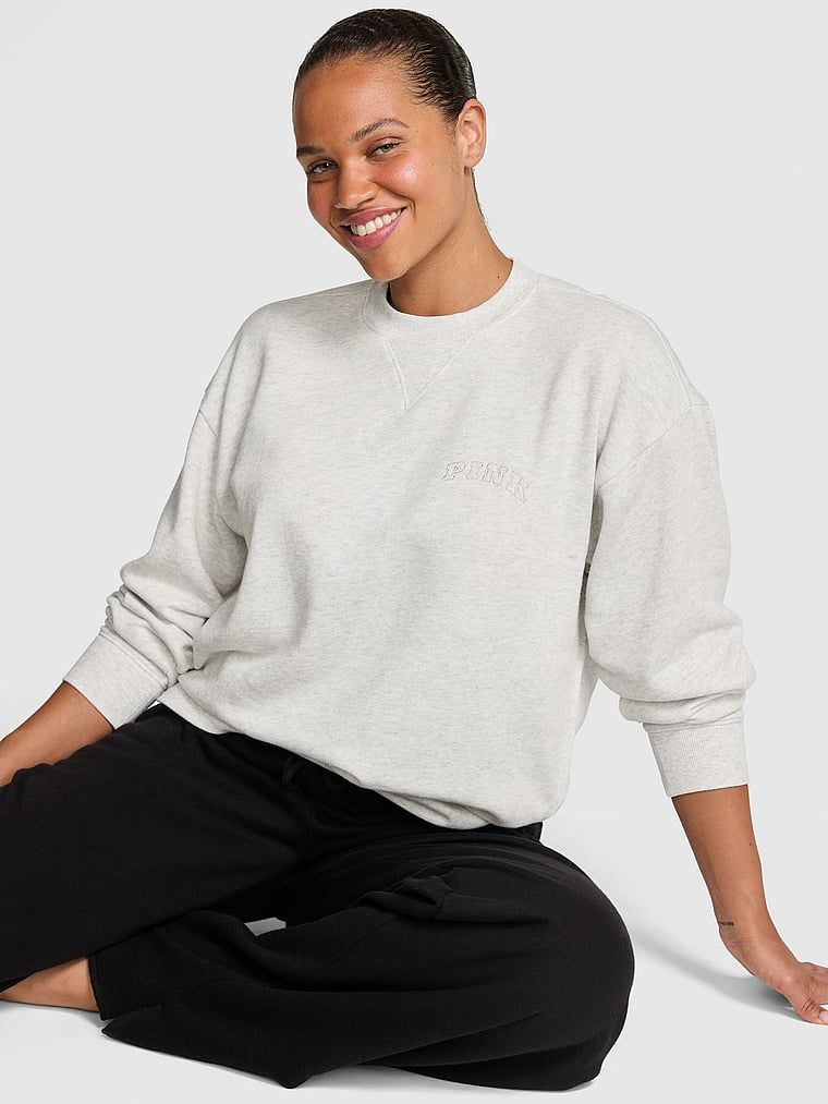 Mikina Ivy Fleece Oversized Crew