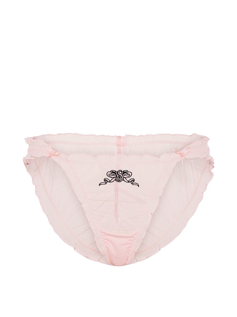 Volánkové síťované mašle v bikinách. Produkt je růžové barvy a pochází z kolekce Dream Angels.