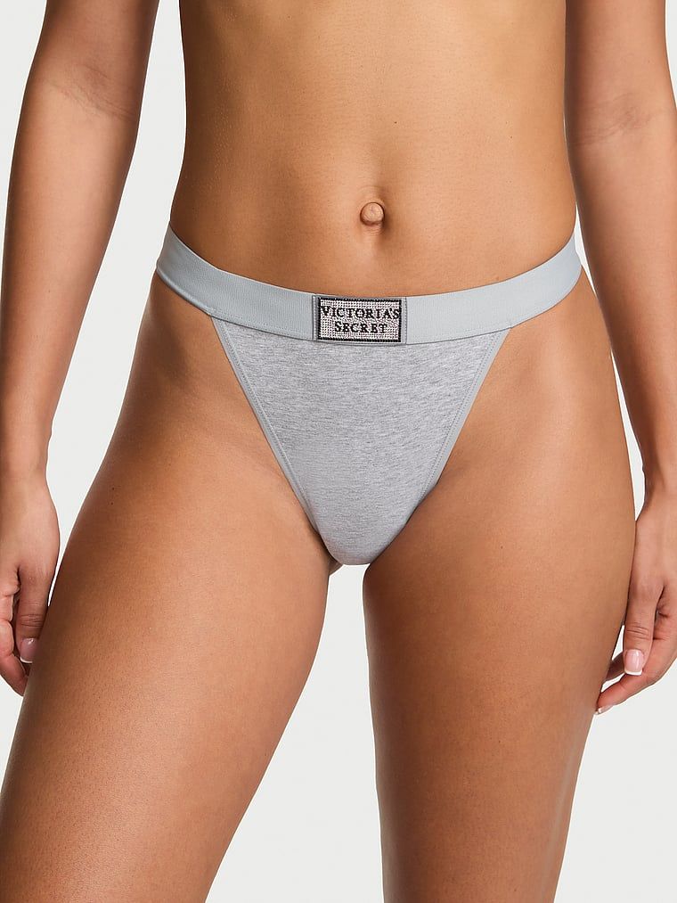 Cotton Bavlněné kalhotky se svítivou nášivkou loga ve stylu 90. let