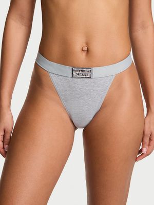 Cotton Bavlněné kalhotky se svítivou nášivkou loga ve stylu 90. let