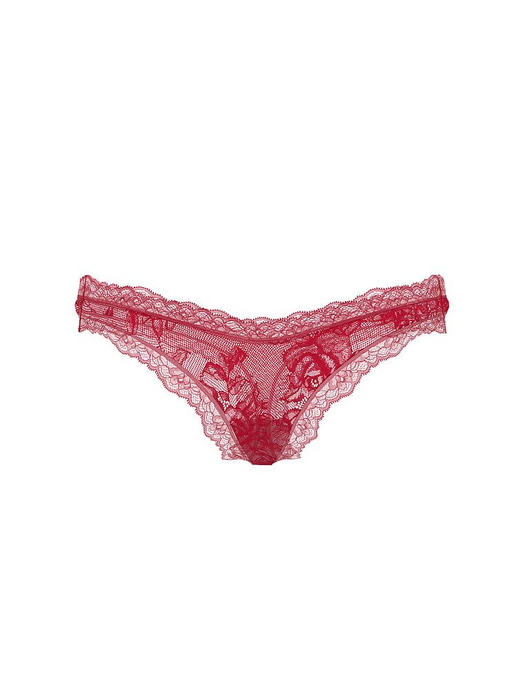 Krajková tanga s vysoko střiženými nohavicemi Rose Lace. Produkt má červenou barvu a pochází z kolekce Very Sexy.