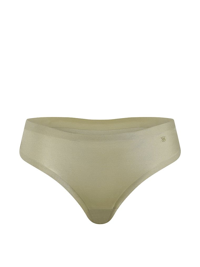 Tanga s pasem středně neviditelným. Produkt je zelené barvy a pochází z kolekce No-Show.