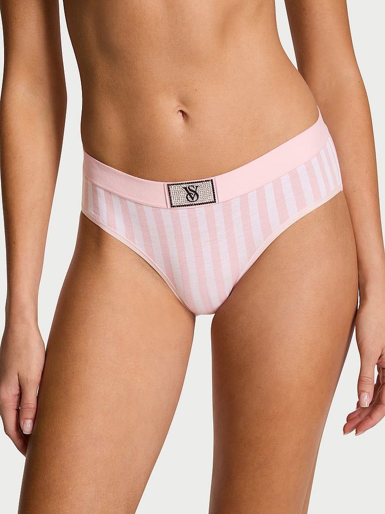 Bavlněné kalhotky s logem Shine Patch Hiphugger. Produkt je vzorovaný a pochází z kolekce Cotton.