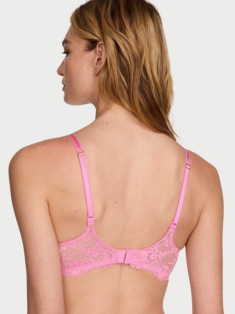 Push-up podprsenka Smooth and Lace. Produkt je růžové barvy a pochází z kolekce Dream Angels.