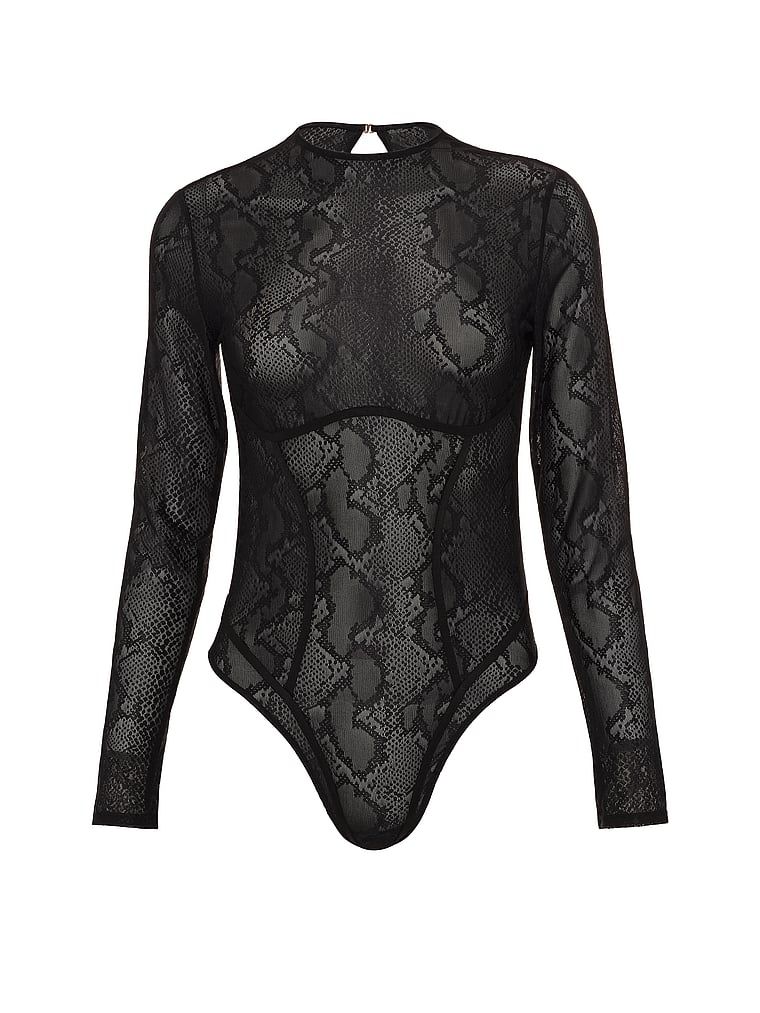 Dlouhý overal s dlouhým rukávem Viper. Produkt je černý a pochází z kolekce Very Sexy.
