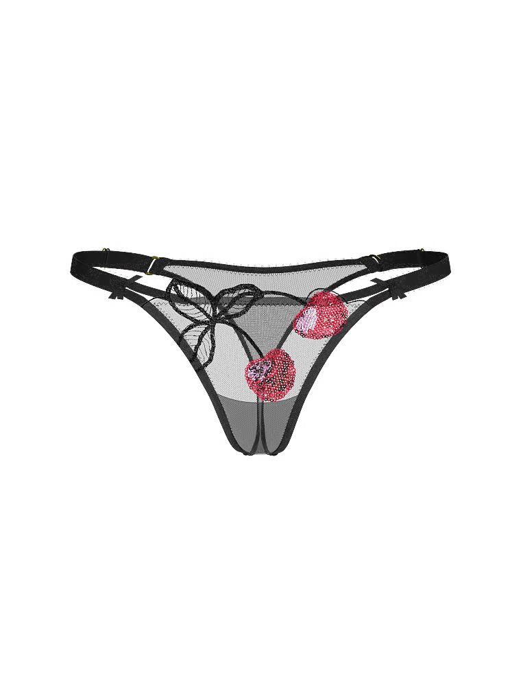 Tease Cherry Embroidery tanga. Produkt je vzorovaný a pochází z kolekce Very Sexy.