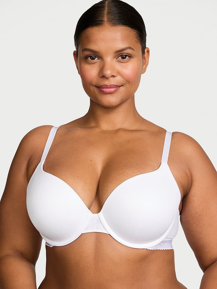 T-shirt Push-up podprsenka Perfect Shape z dírkovaného úpletu s logem