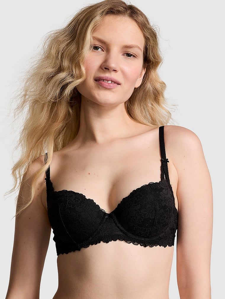 Balkonetová push-up podprsenka Wink