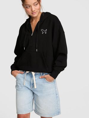 Mikina s kapucí Campus Fleece™ s krátkým zipem