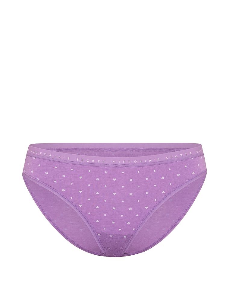 Bavlněné kalhotky v bikinách. Produkt má vzorovanou barvu a pochází z kolekce Victoria's Secret.