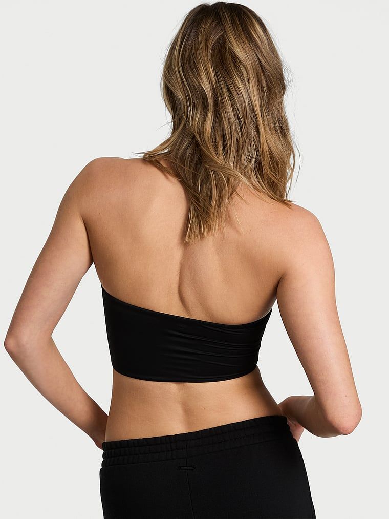 FeatherSoft bezramenný bralette top. Produkt je černý a pochází z kolekce Victoria's Secret.