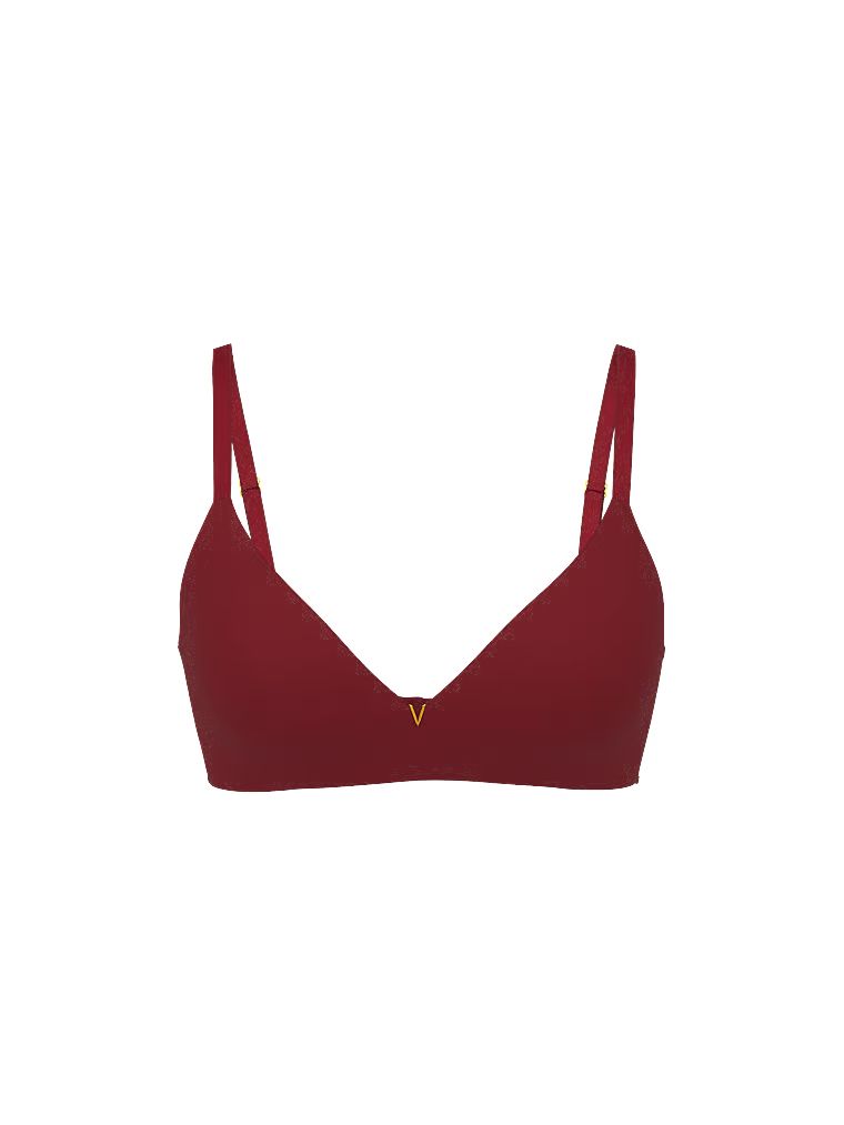 Push-up podprsenka bez kostic. Produkt má červenou barvu a pochází z kolekce Love Cloud.
