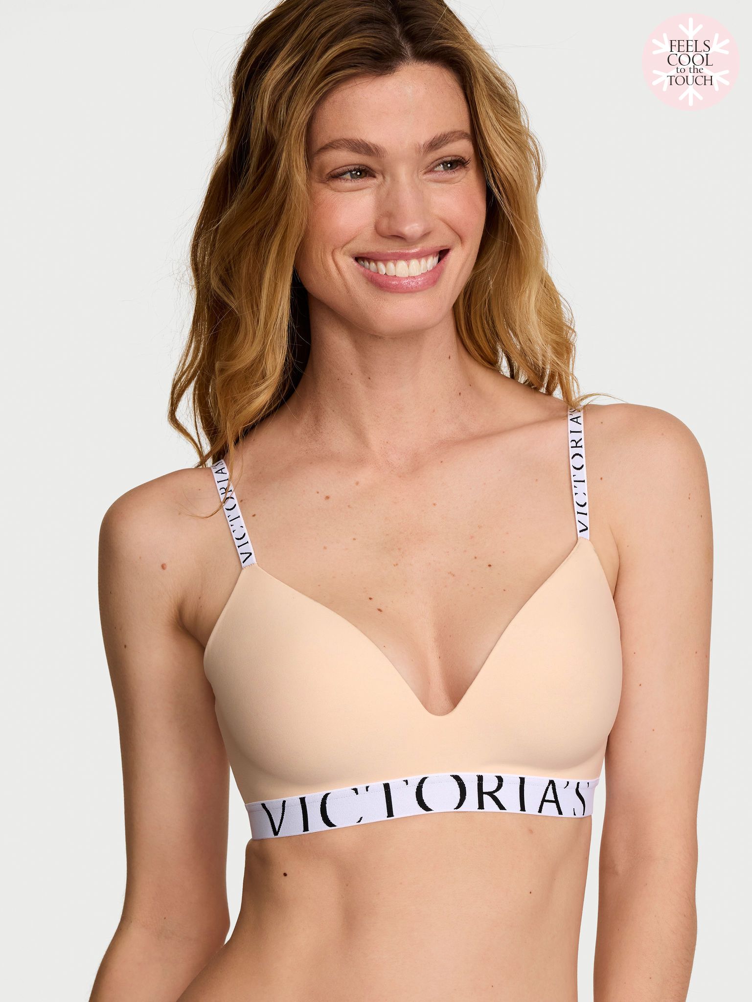 T-shirt Lehce podšitá podprsenka CoolBra bez kostic