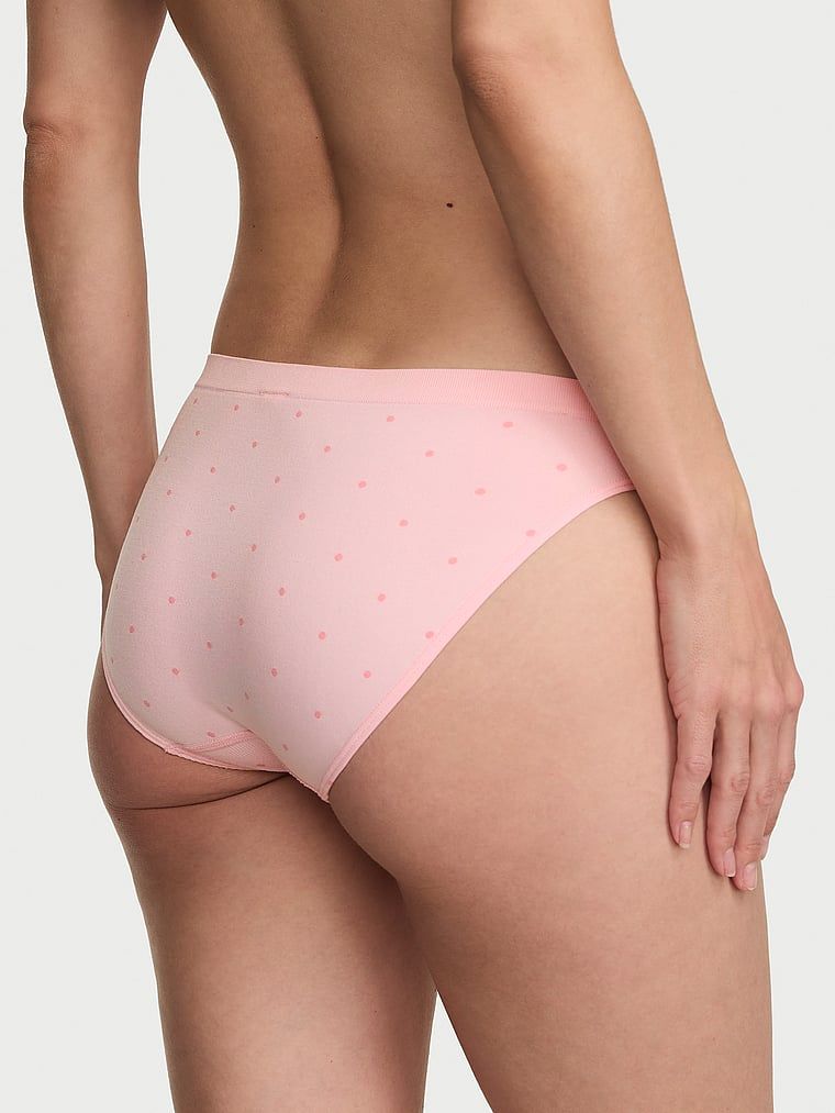 Bezešvové bikinové kalhotky. Produkt je vzorovaný a pochází z kolekce Seamless.