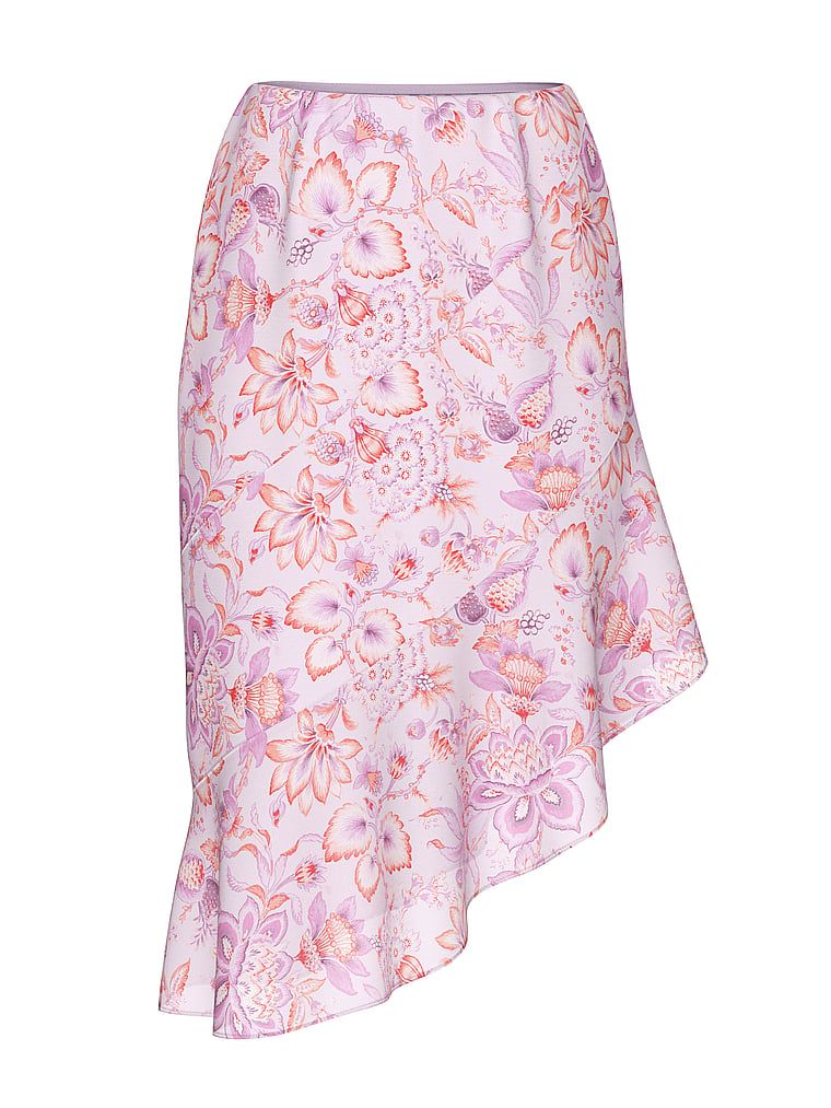 Asymetrická šifonová midi sukně Vintage Blossom. Produkt má květinový vzor a pochází z kolekce Victoria's Secret.