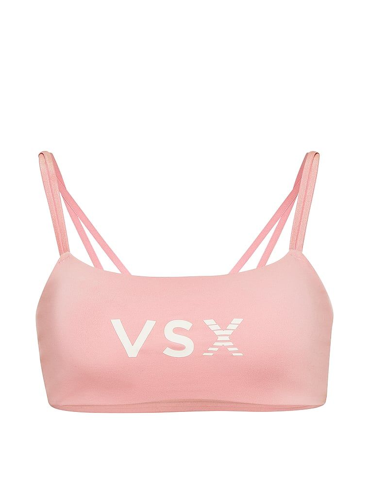 VSX Elevate sportovní podprsenka. Produkt je růžové barvy a pochází z kolekce VSX.