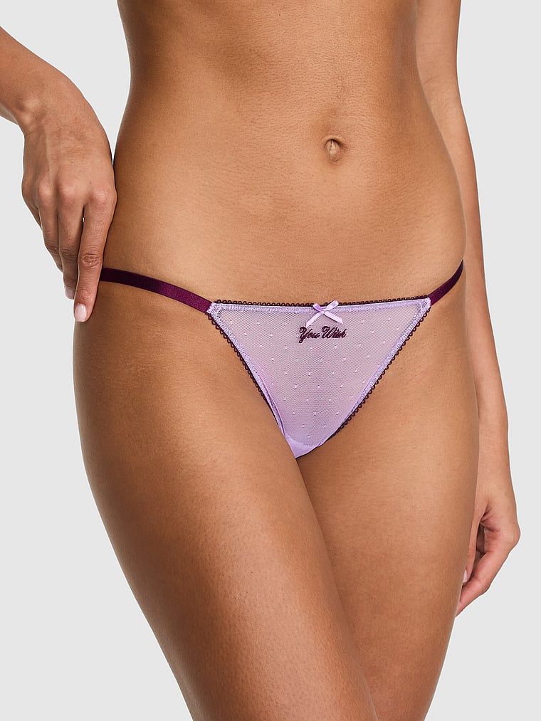 Bikinové kalhotky s pásky PINK Wink™