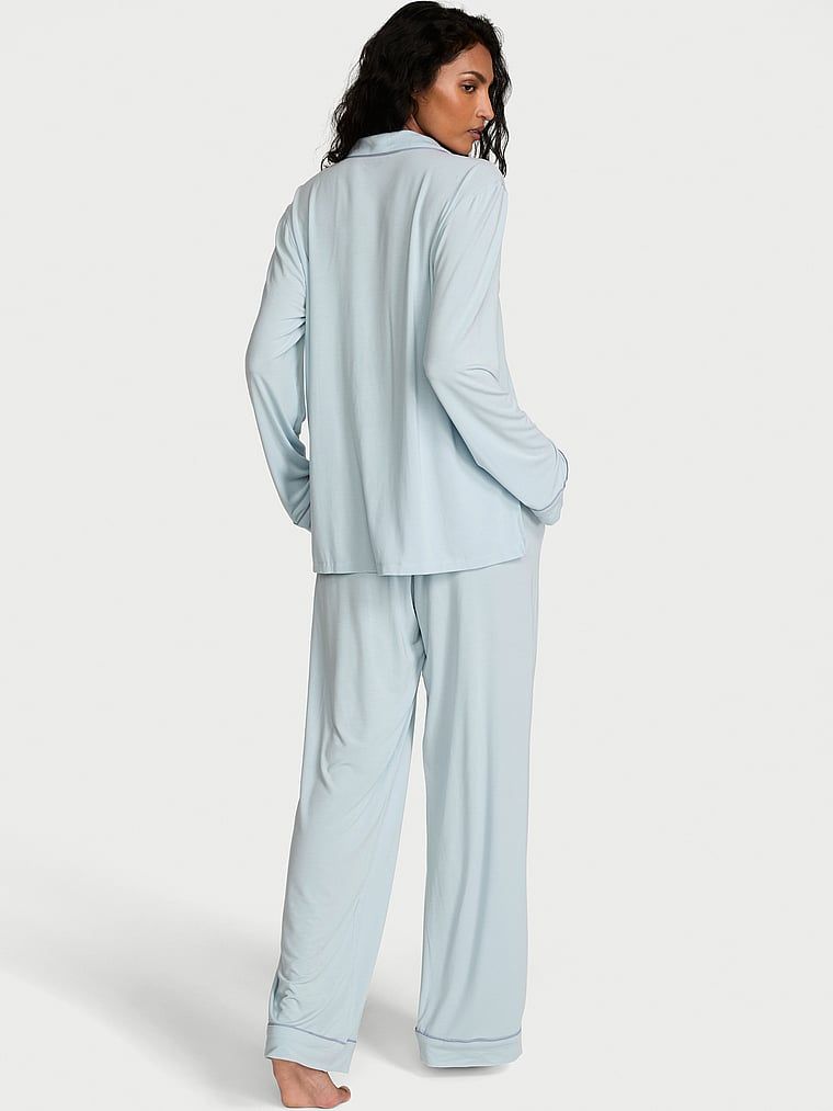 Pyžamo z modálního SoSoft Daisy. Produkt je modré barvy a pochází z kolekce Victoria's Secret.