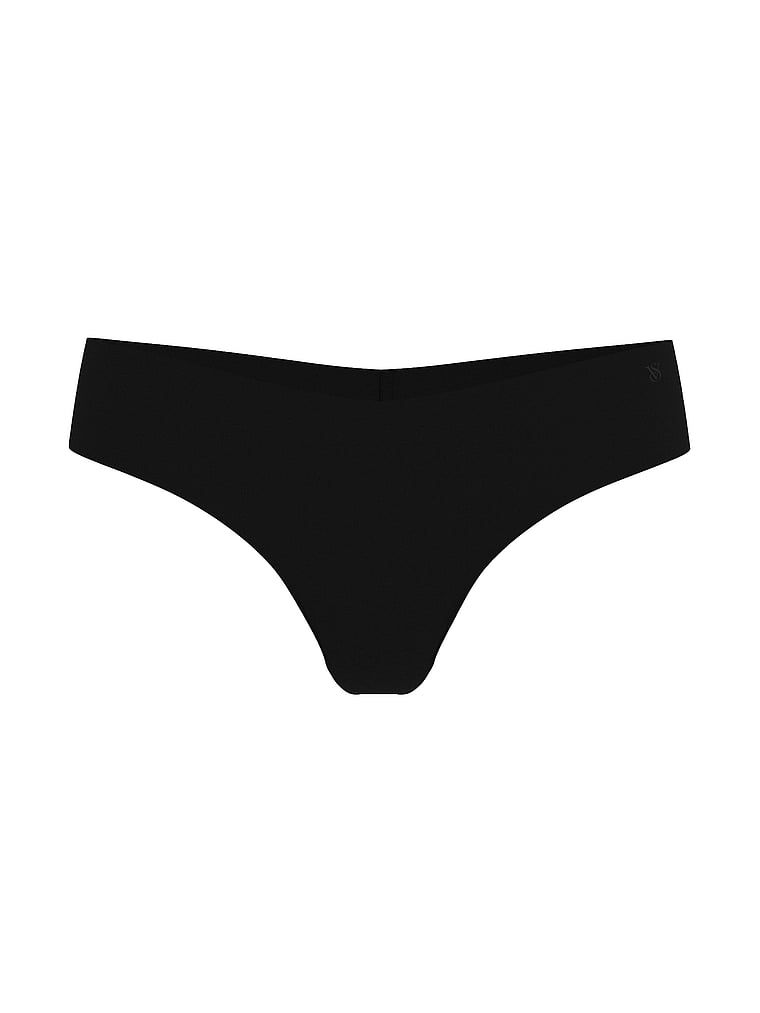 Bezešvá tanga bez show. Produkt je černý a pochází z kolekce No-Show.