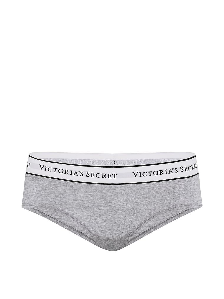 Bavlněné kalhotky s logem Cheeky v pase. Produkt je šedobarevný a pochází z kolekce Cotton.