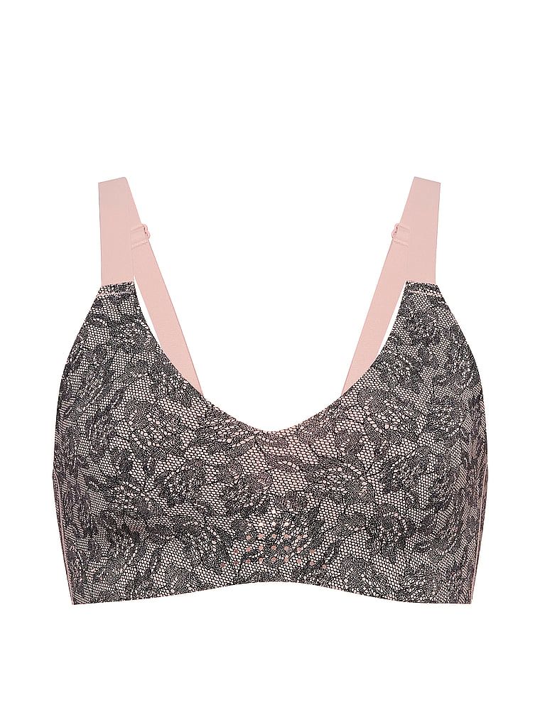 Sportovní podprsenka s výstřihem do V VSX Featherweight. Produkt je vzorovaný a pochází z kolekce VSX.