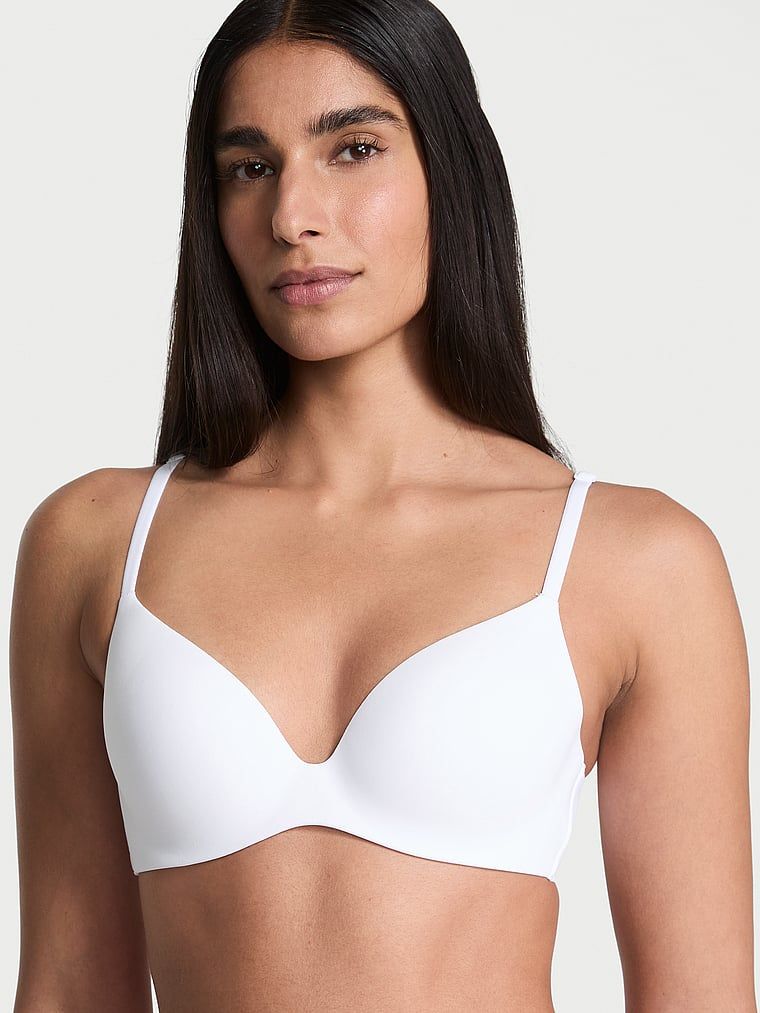 FlexFactor Demi mírně vyztužená podprsenka. Produkt je bílý a pochází z kolekce Body by Victoria.