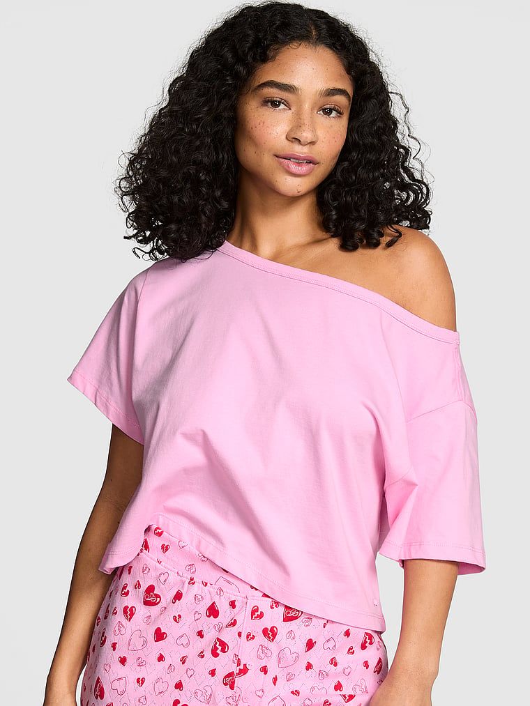 Noční košile Slouchy Cropped