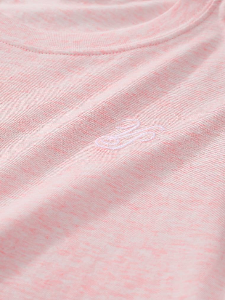 Mix & Match bavlněné noční tričko. Produkt je růžové barvy a pochází z kolekce Victoria's Secret.