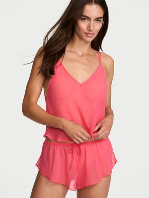 Victoria's Secret Šifonové volánkové šortky