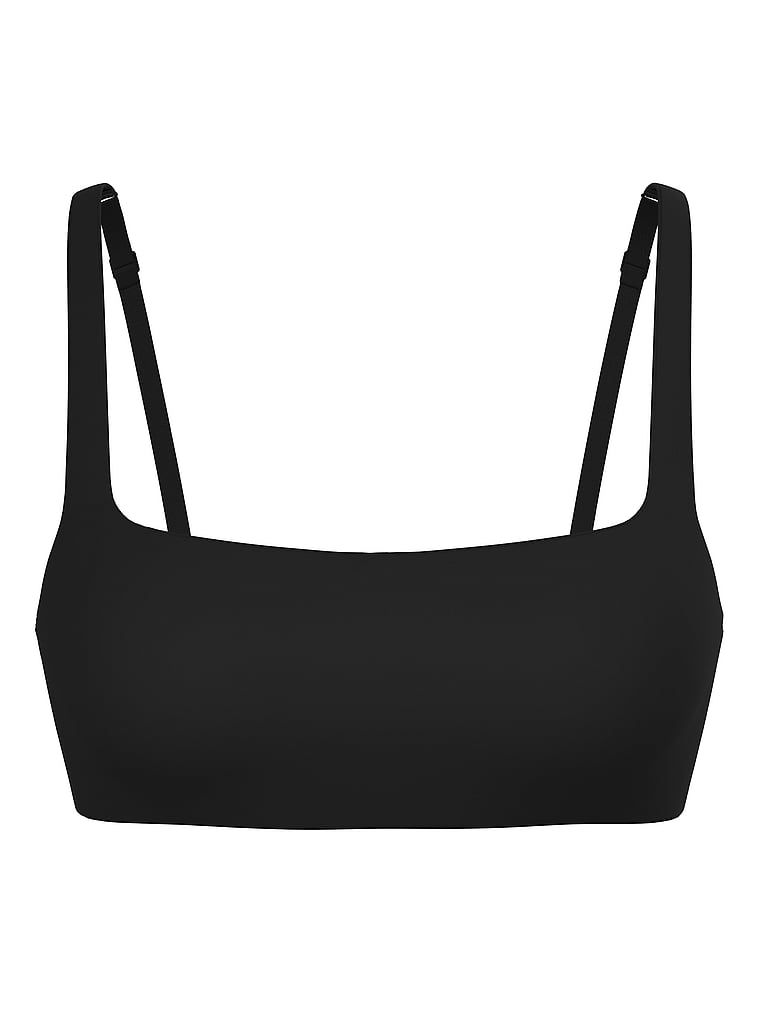 Luxe Contour Scoop mírně vyztužená podprsenka. Produkt je černý a pochází z kolekce Body by Victoria.
