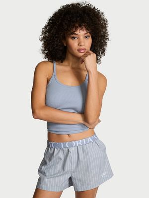 Victoria's Secret Bavlněné pyžamové šortky Mix & Match Sleep Heritage