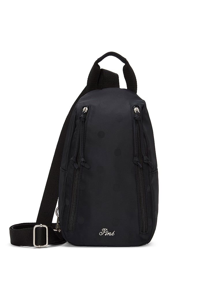 Saténová crossbody taška