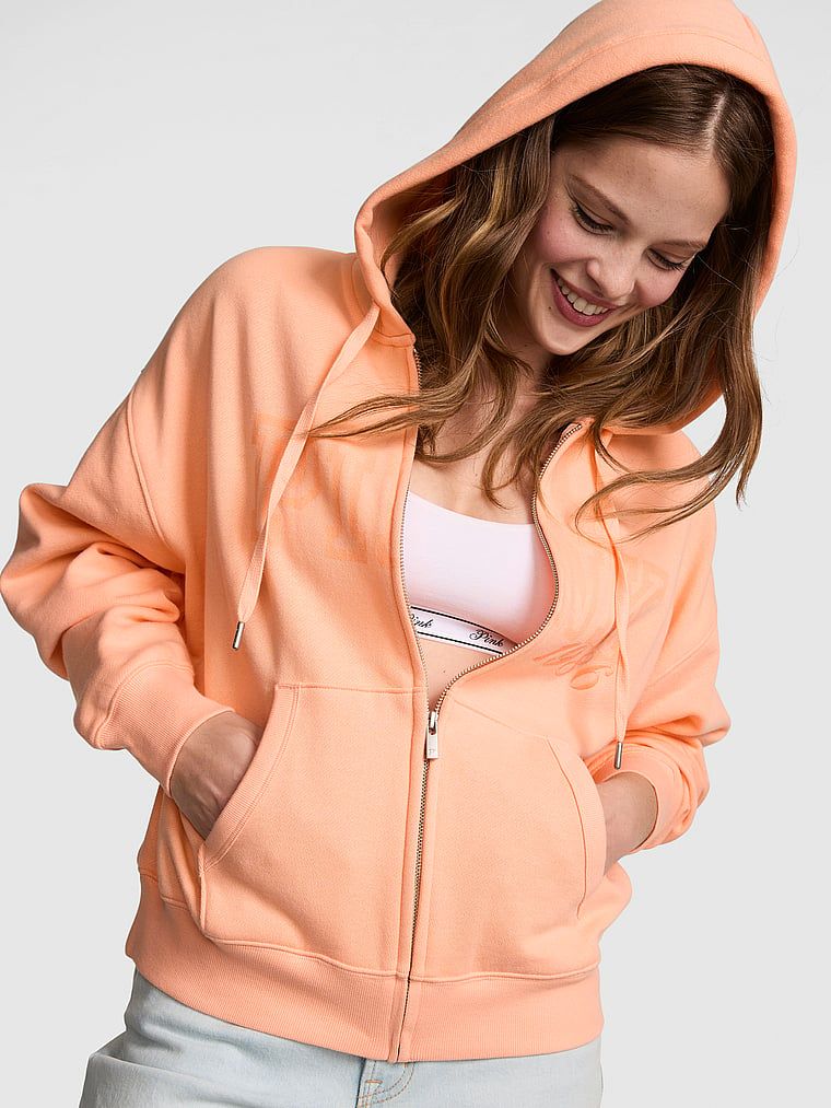 Mikina s kapucí na zip Campus Fleece