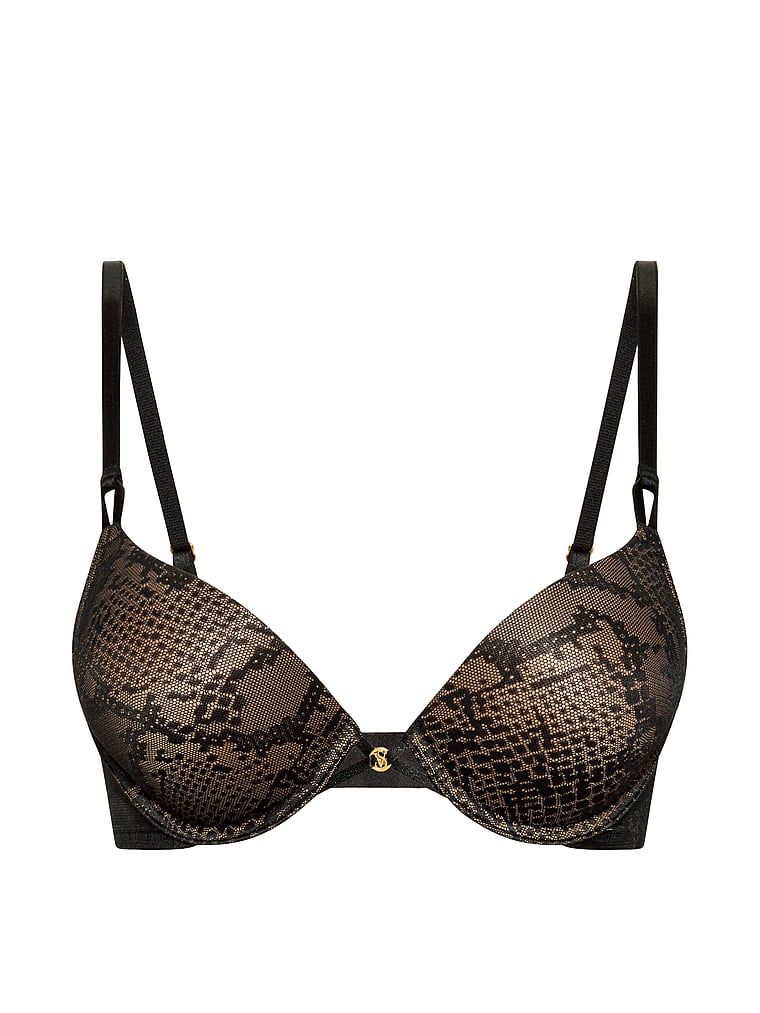 Push-up zvětšující podprsenka ve 2 velikostech Bombshell Viper. Produkt je černý a pochází z kolekce Very Sexy.