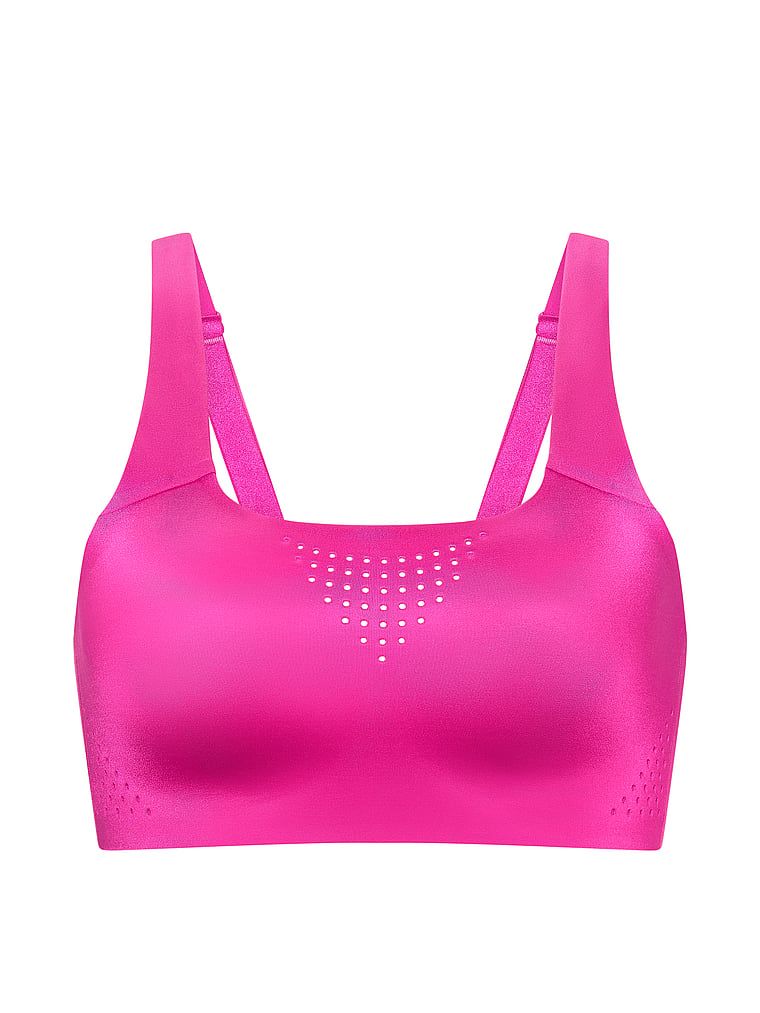 VSX Featherweight Max GlossyTech sportovní podprsenka s maximální podporou. Produkt je růžové barvy a pochází z kolekce VSX.