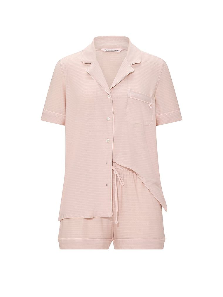 Modální pyžamo se SoSoft kraťasy. Produkt je zlaté barvy a pochází z kolekce Victoria's Secret.