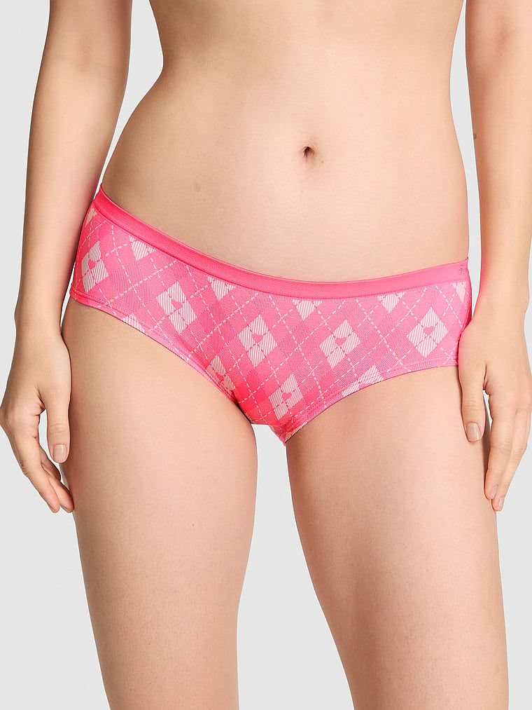 Bezešvé hiphugger kalhotky PINK