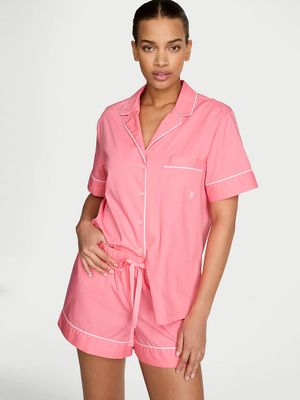 Victoria's Secret Bavlněná krátká pyžamová souprava Heritage